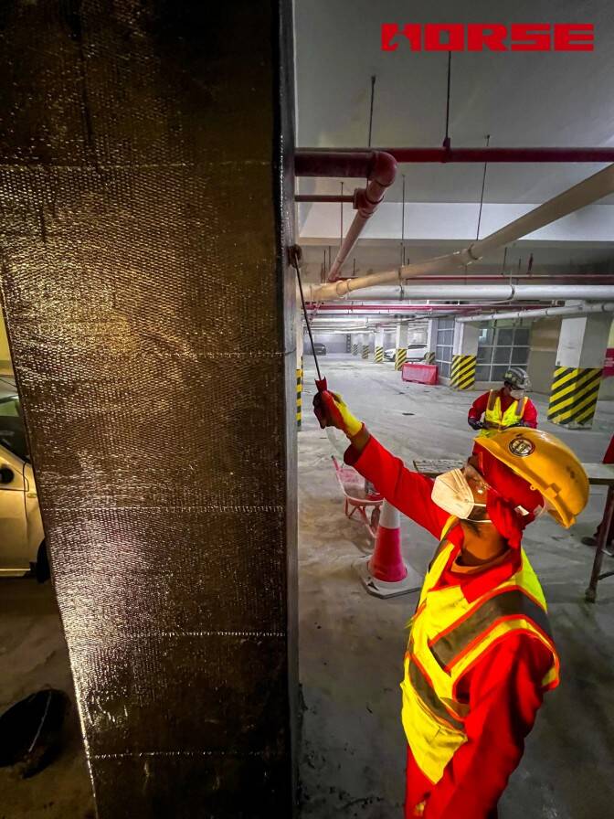 Carbon Fiber Reinforcement Of Different Concrete Components