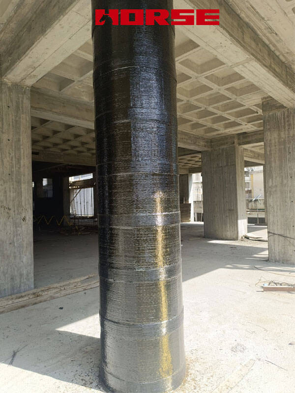 carbon fiber wrap column reinforcement