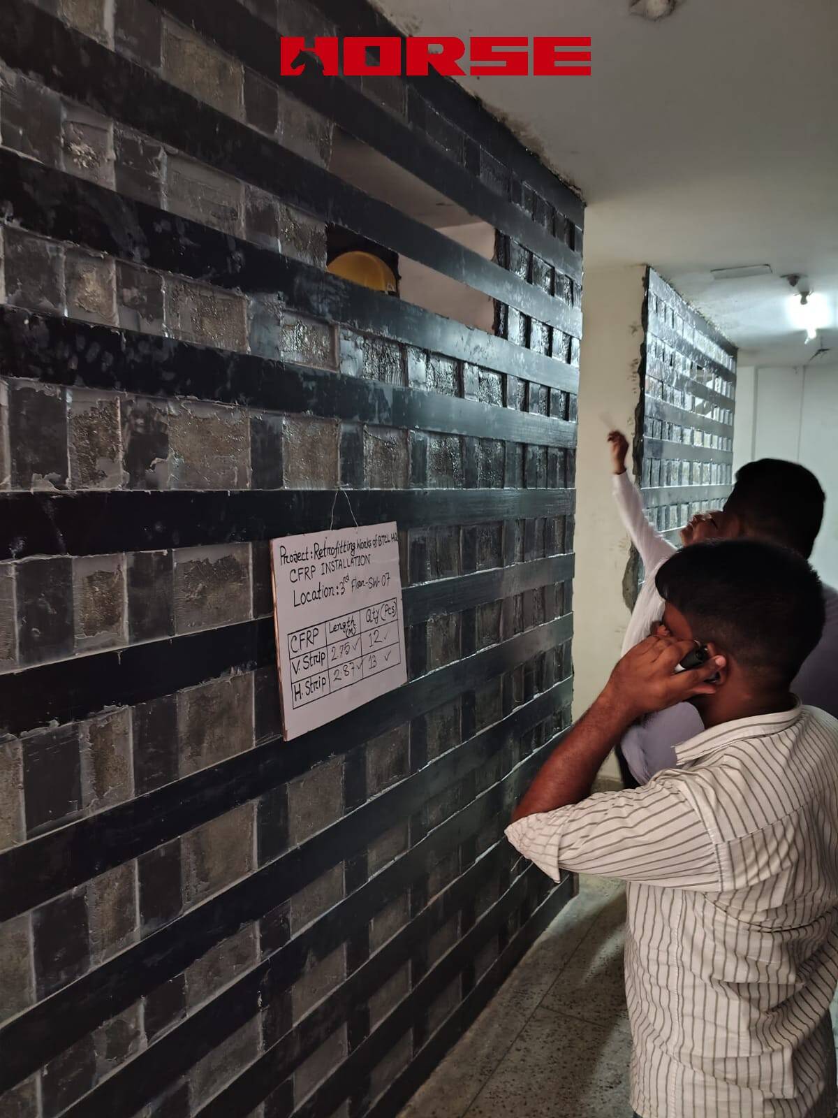 Retrofitting Concrete Walls Using CFRP Plate