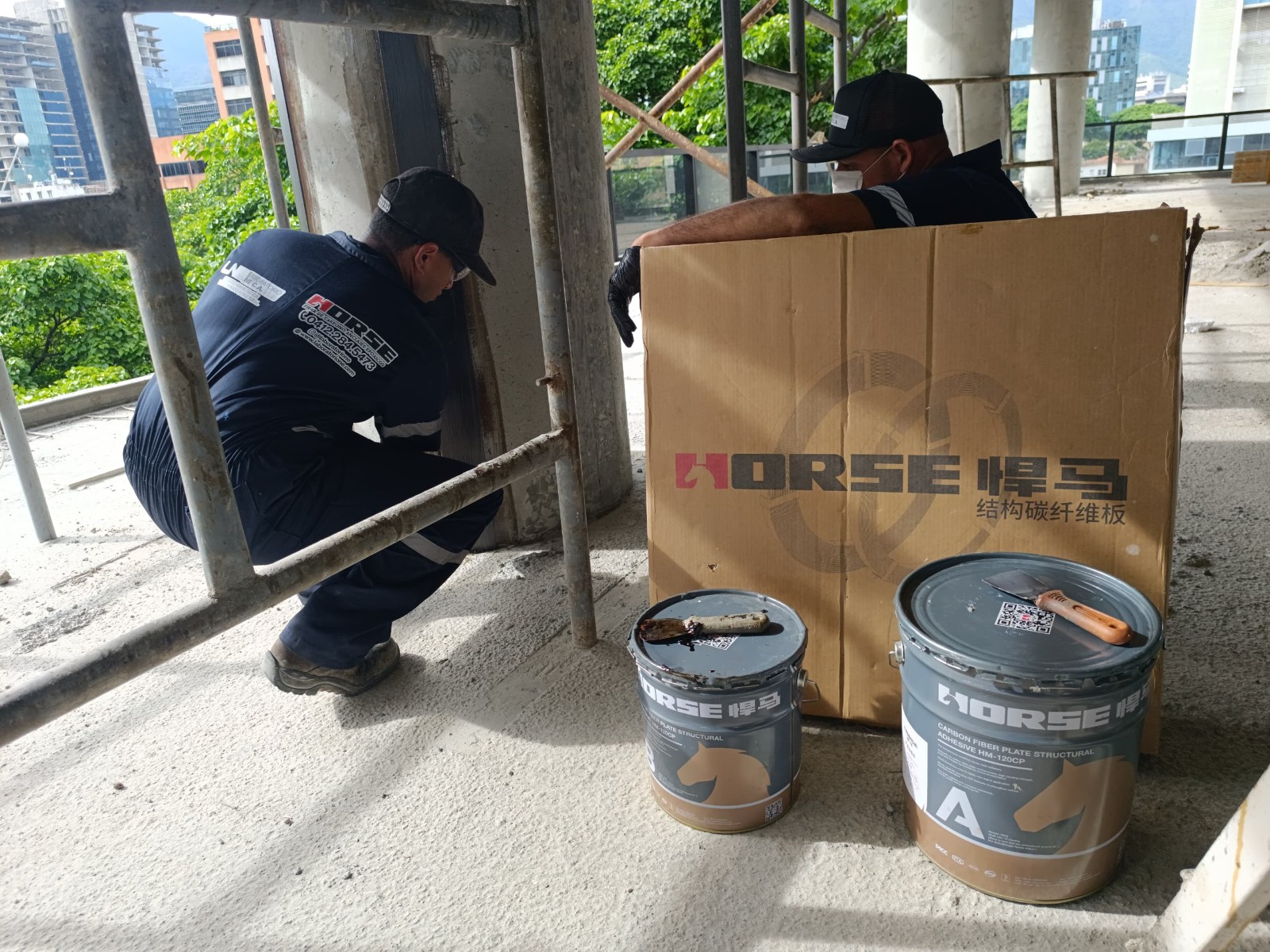 Carbon Fiber Laminate Uses in Column Structural Repair Carbon Fiber Laminate Uses in Column Structural Repair