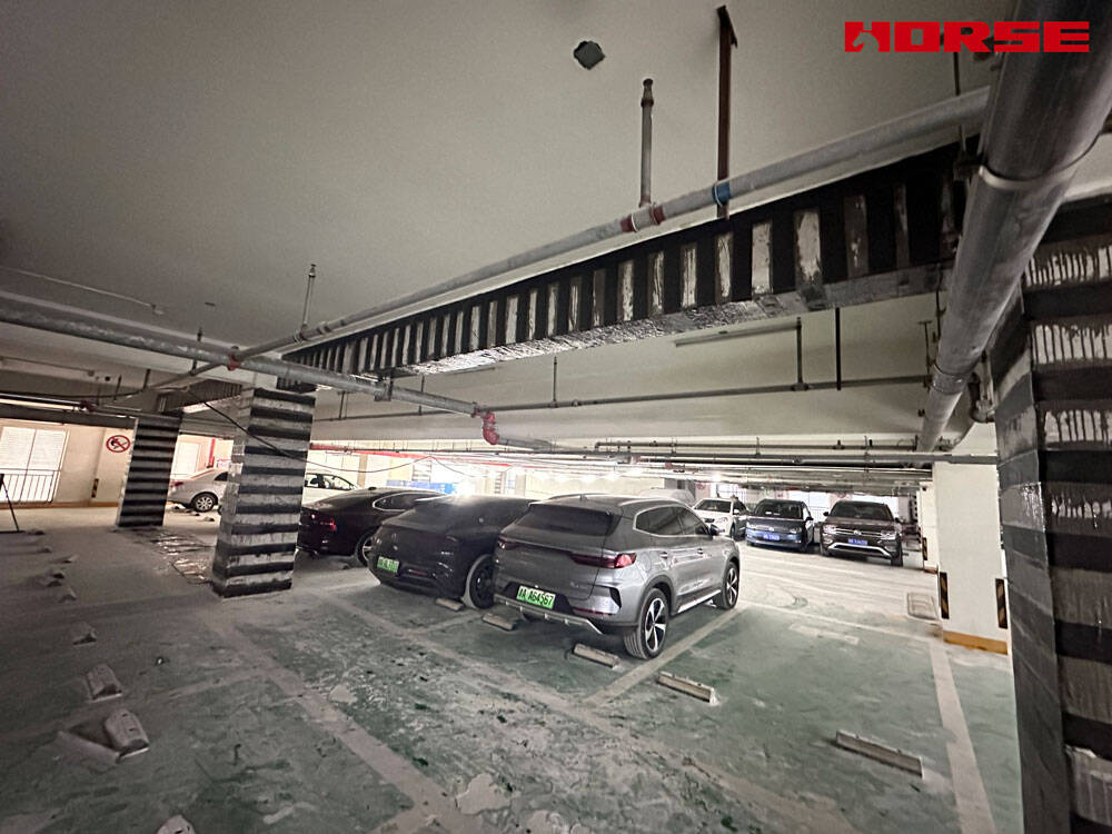 Underground Garage Structural Strengthening | Carbon Fiber Rehabilitation Underground Garage Structural Strengthening | Carbon Fiber Rehabilitation