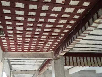 strengthening concrete beams with steel plates