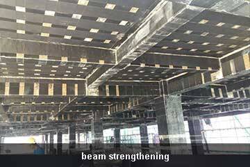 fiber wrapping beam