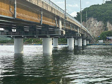 FRP Pile Jakcets For Underwater Concrete Marine Pile Repair And Reinforcement in Vietnam